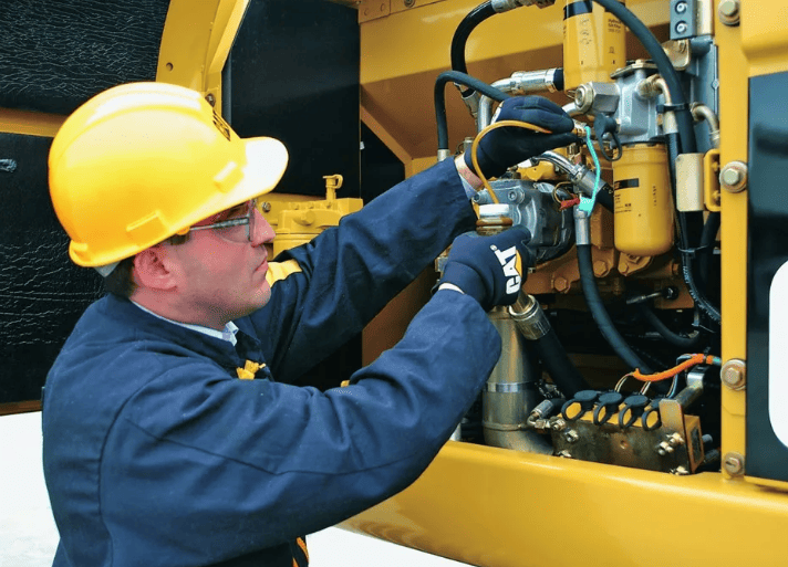 Диагностика экскаватора Caterpillar
